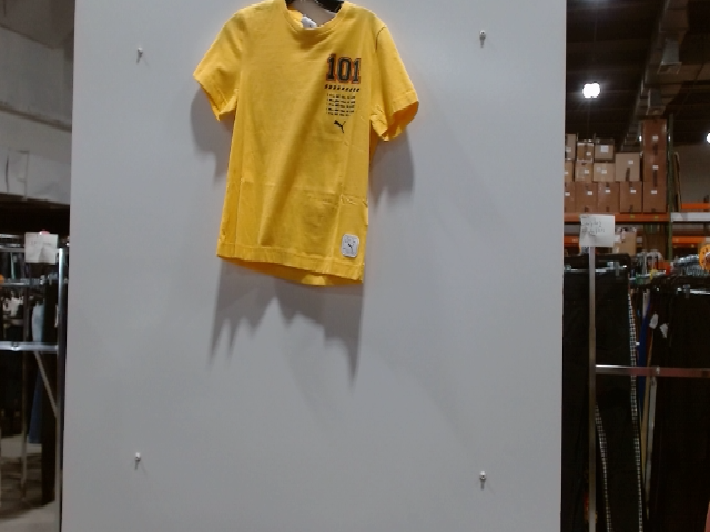 PUMA Boys' Yellow Graphic T-Shirt