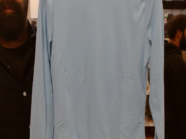 Blue Long Sleeve Top