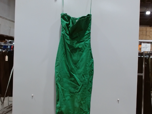 Fashion Nova Green Strapless Dress