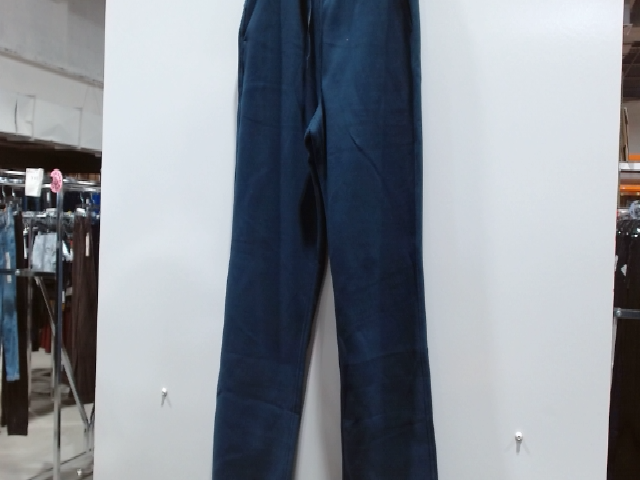 Blue Cotton Blend Activewear Joggers