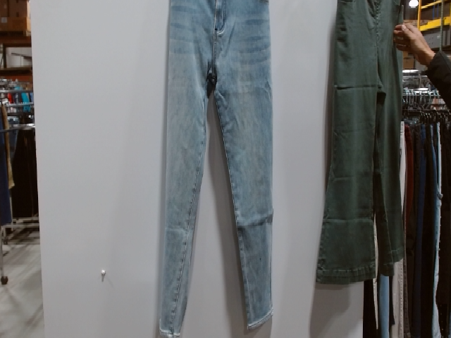 High-Waisted Denim Jeans