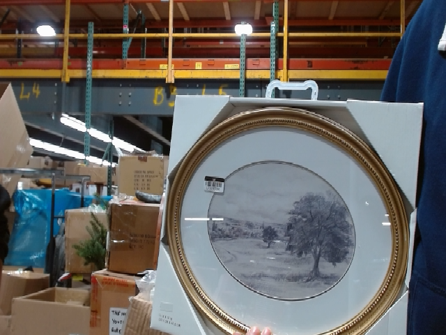 Martha Stewart Oval Gold Picture Frame