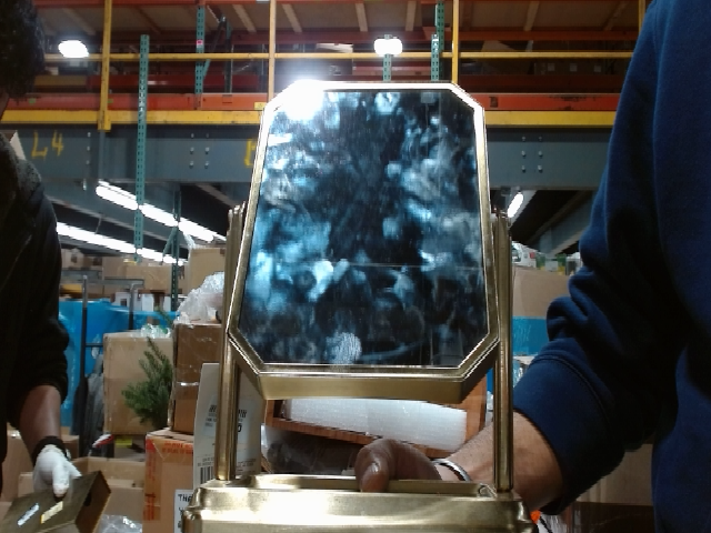 Gold Metal Vanity Mirror