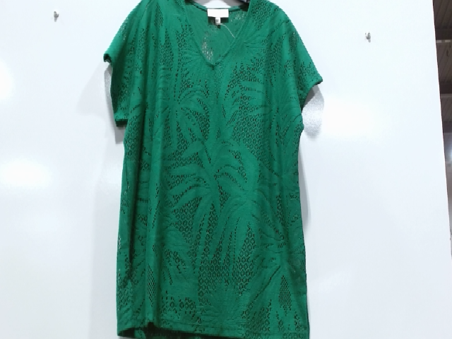 Lauren XL Green Cotton Blouse
