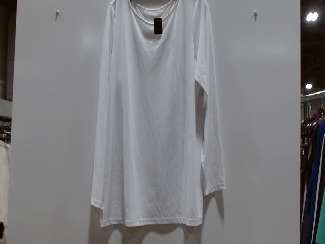 Women's White Long Sleeve Shirt