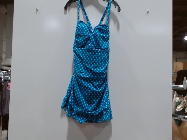 Blue Polka Dot One Piece Swimsuit