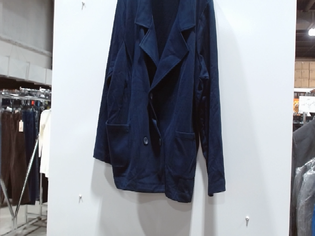 Perry Ellis Navy Polyester Jacket