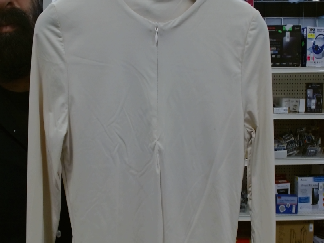 Cream Long Sleeve Top