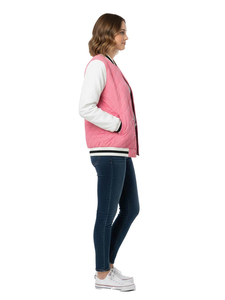 Goodthreads Pink Varsity Jacket