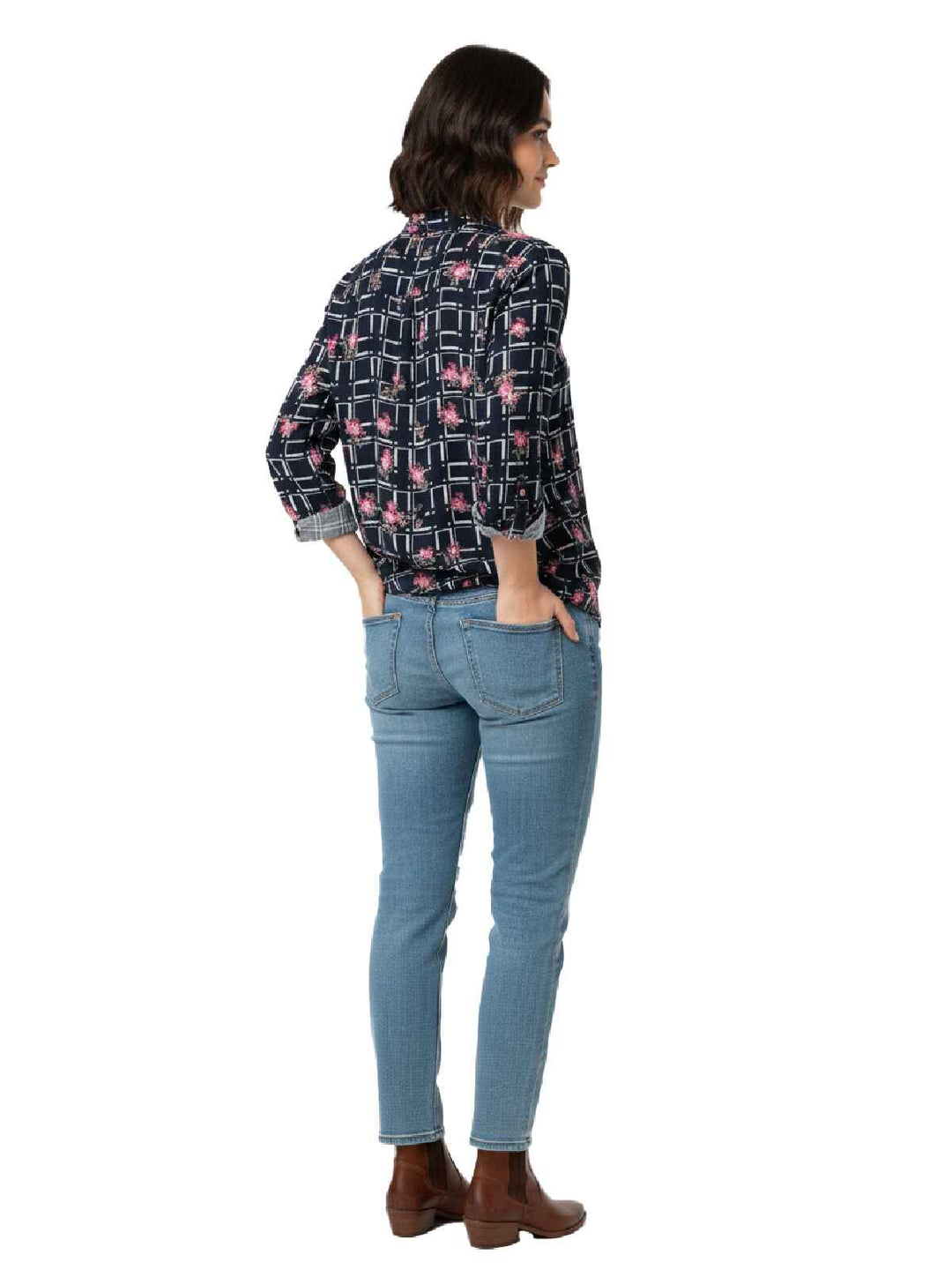 Charter Club Women's Long Sleeve Cotton Blouse