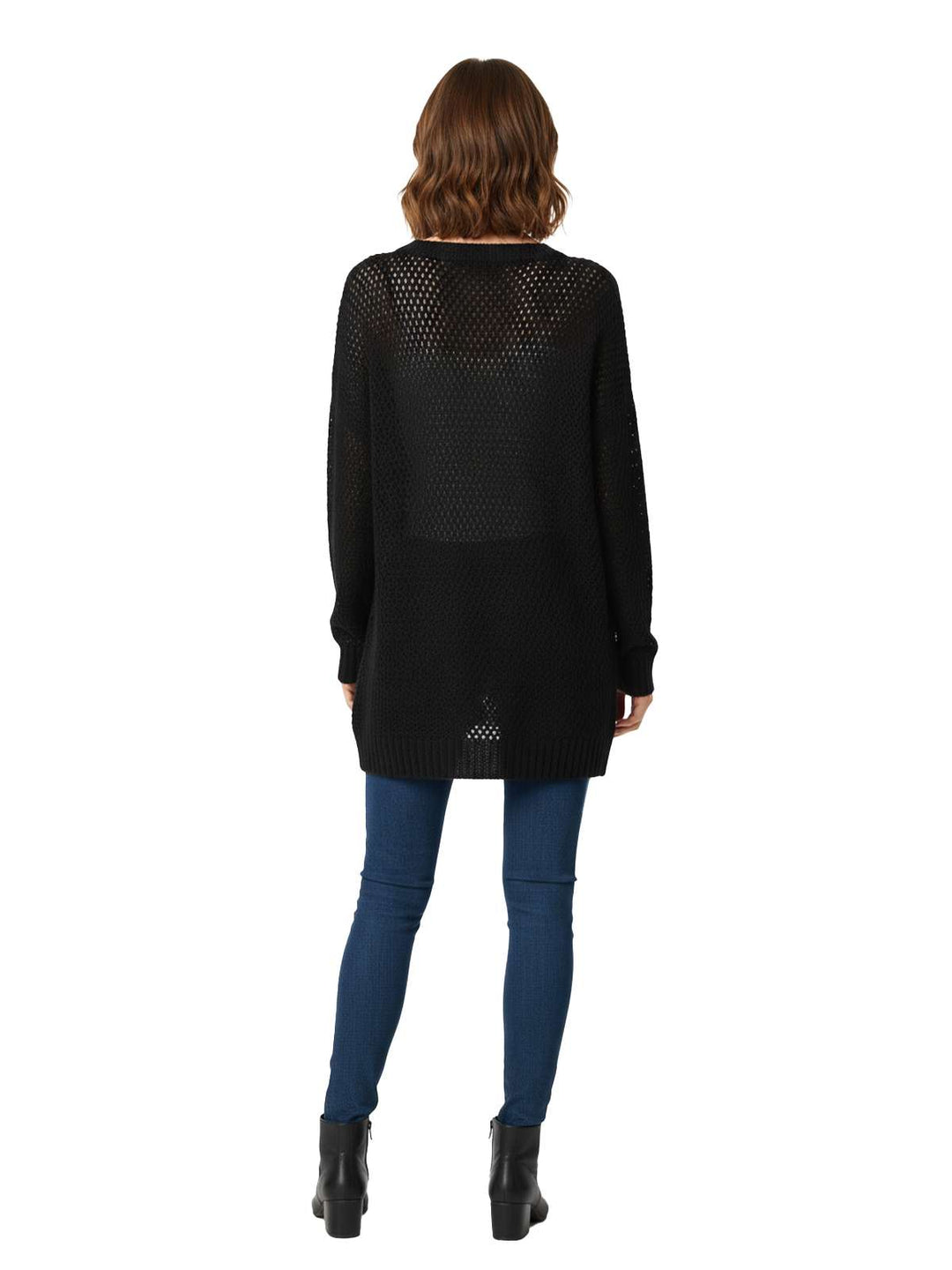 Universal Thread Black Cotton Blend Dress