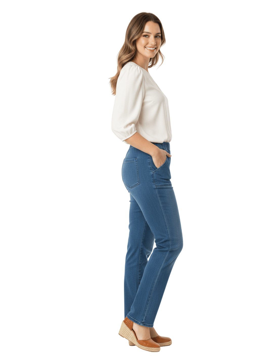 Alfred Dunner Women's Pull-On Straight Leg Pants