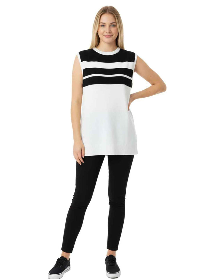 Striped Knit Tank Top