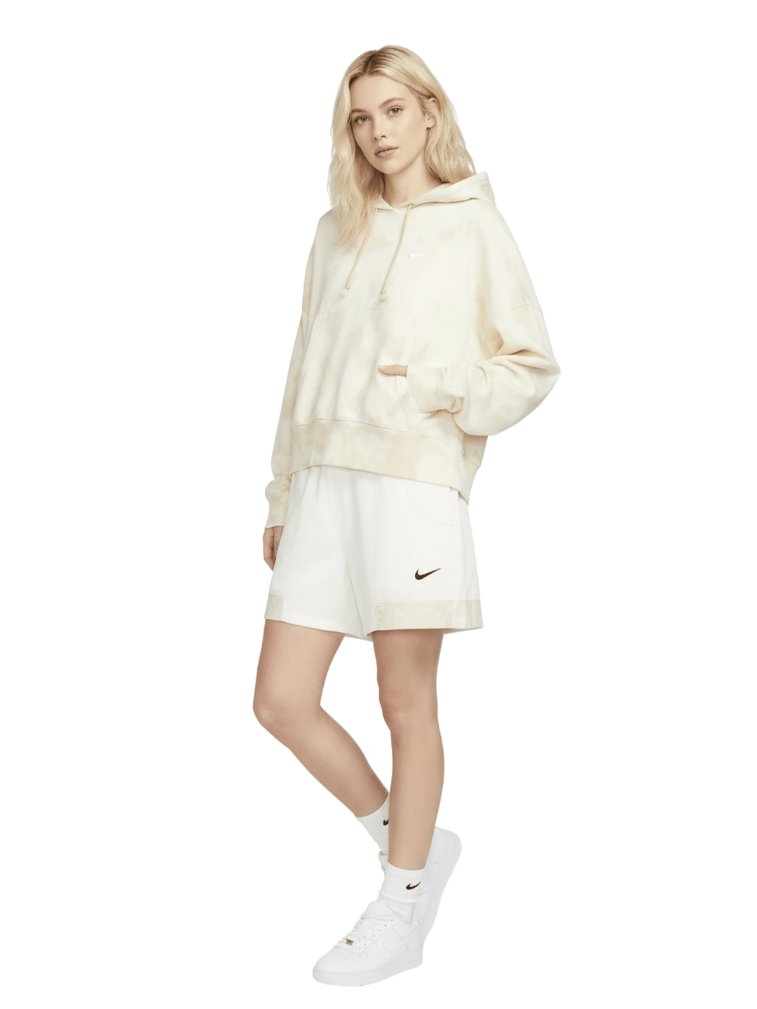 Nike Sportswear Washed Jersey Hoodie Womens Style : Dm6716