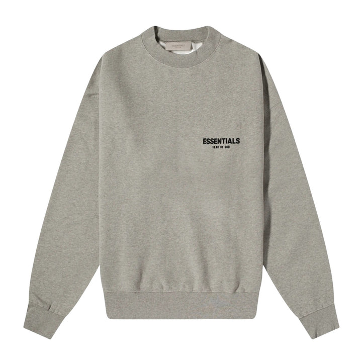 Fear Of God Essentials Back Logo Crewneck Long Sleeve T-shirt Mens Style : 619526