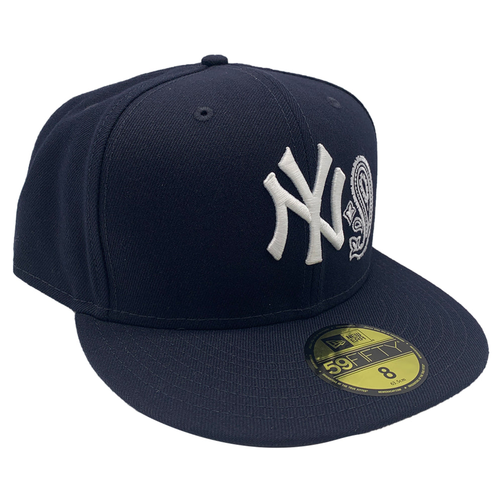 5950 FIITTED YANKEES PAISELY AND MULTI VISOR 