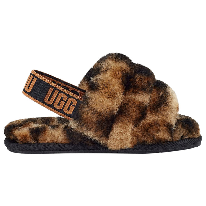 Ugg Fluff Yeah Slide Panther Print Toddlers Style : 1123641t