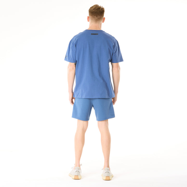 G WEST MENS  LIFESTYLE PREMIUM T-SHIRT - TRUE NAVY