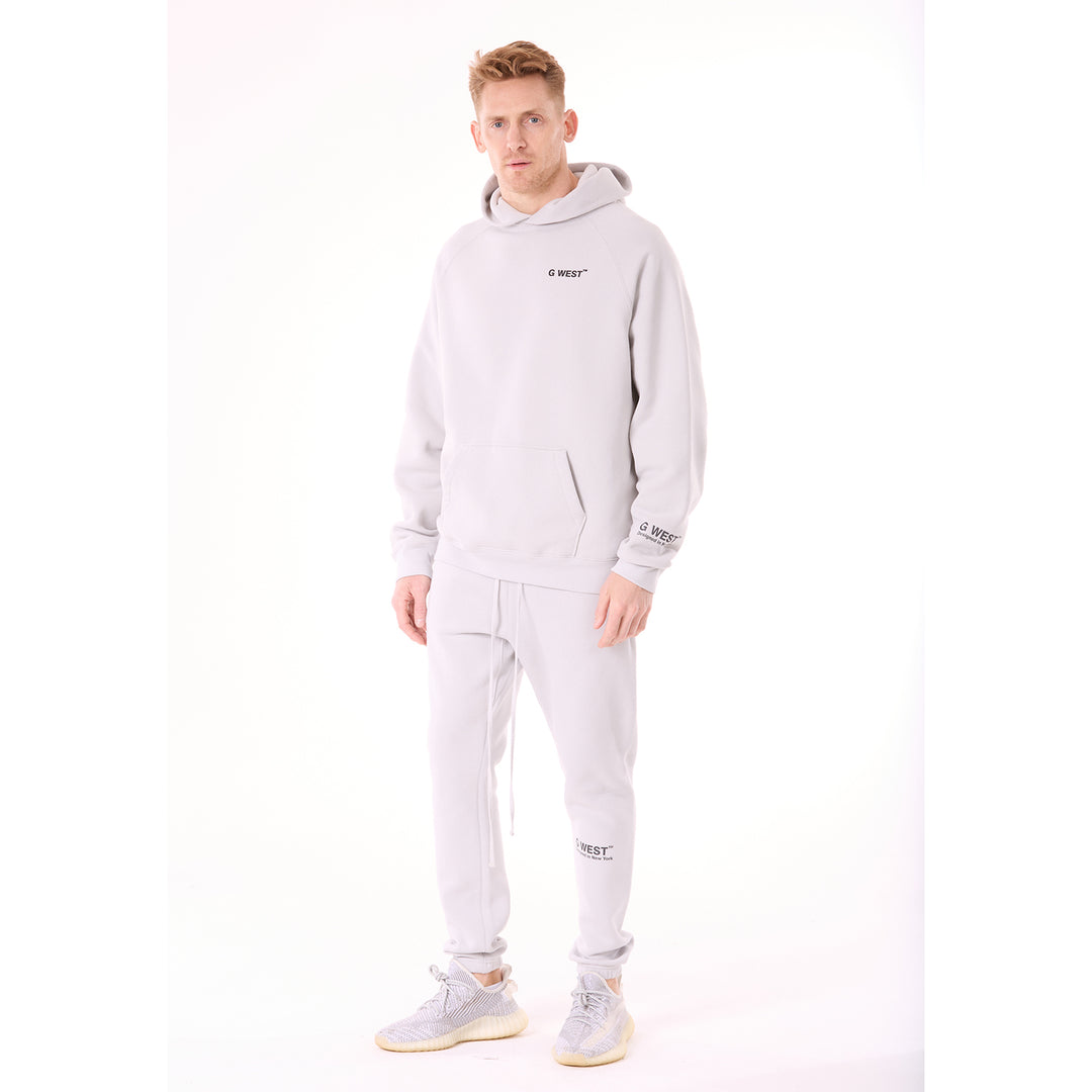 G WEST MENS LIFESTYLE PREMIUM JOGGER PANTS - GRAY VIOLET