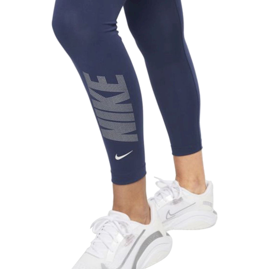 Nike Dri-fit One Mid-rise 7/8 Graphic Legging Womens Style : Dd5407