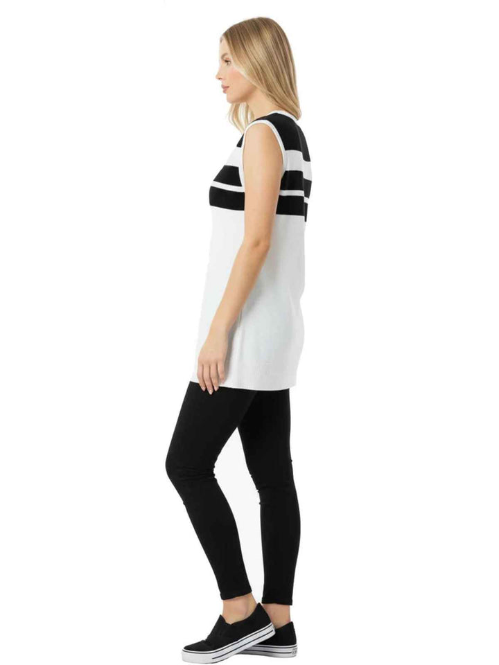 Striped Knit Tank Top