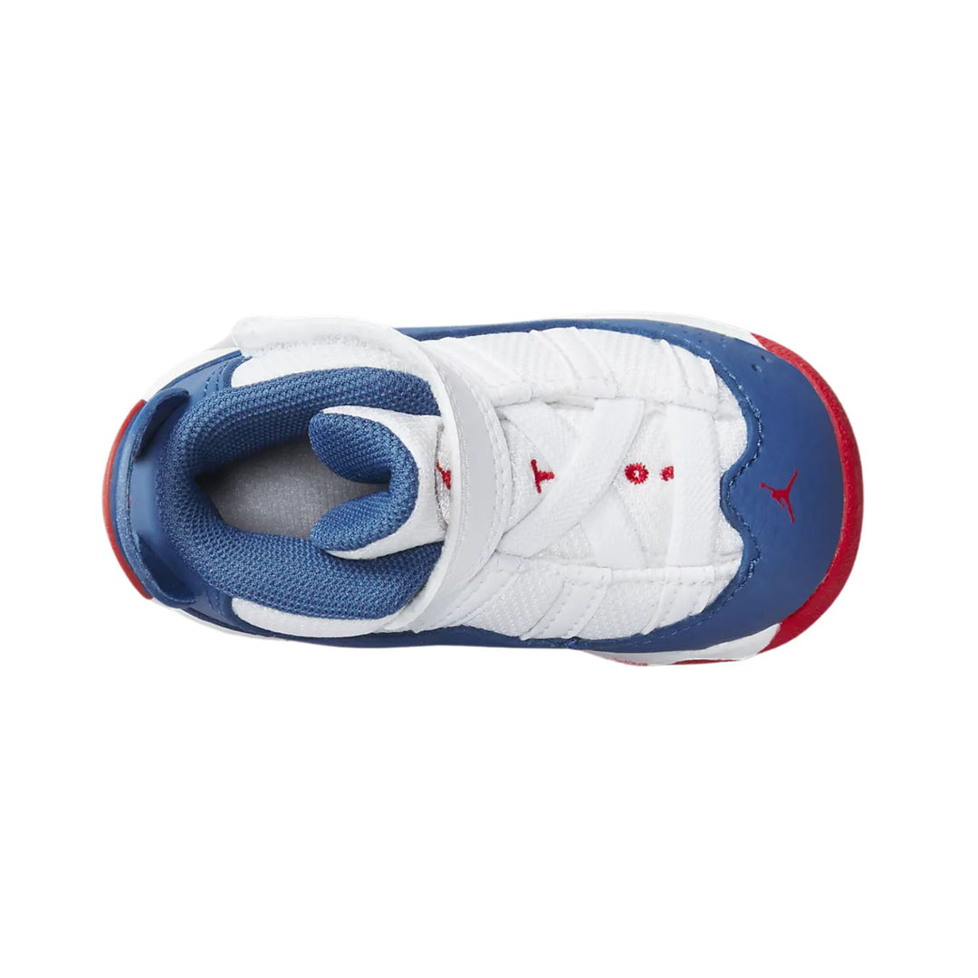 Jordan 6 Rings White University Red Light Steel Grey True Blue (TD)