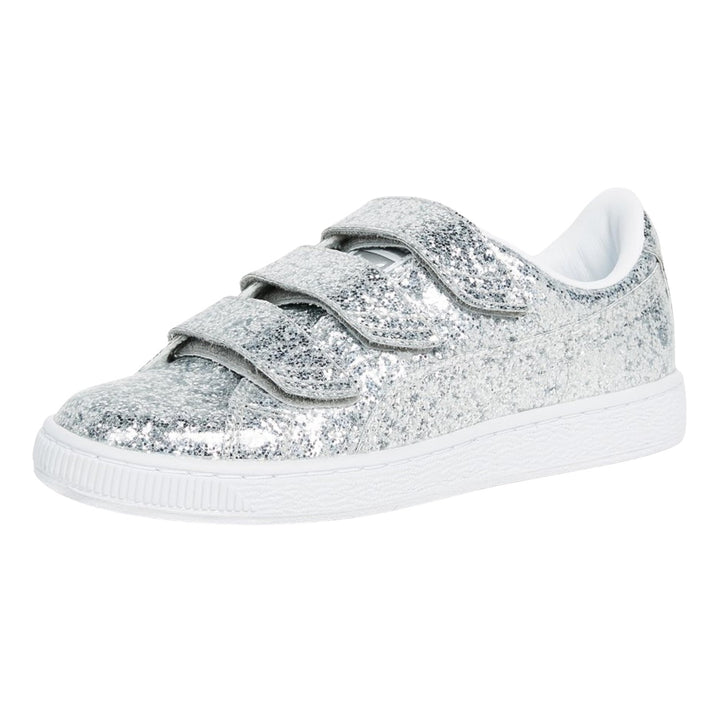 Puma Basket Strap Glitter  Womens Style : 364070
