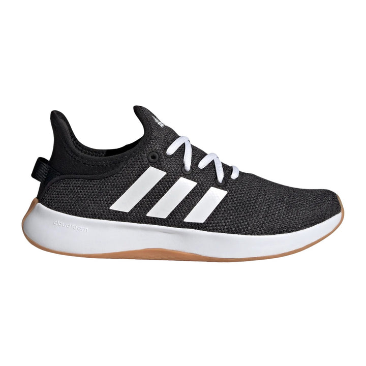 adidas Cloudfoam Pure Core Black Cloud White Grey (Women's)