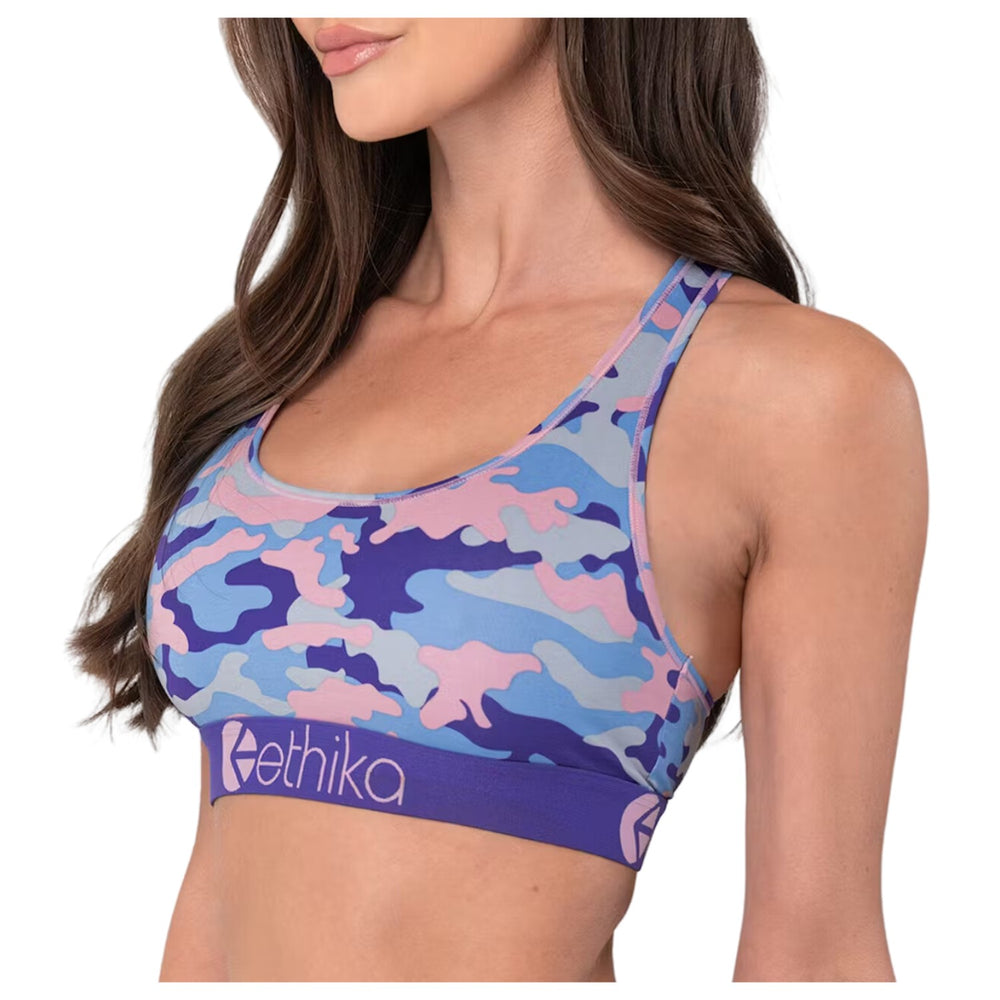 Ethika Bluwater Camo Sport Bra Womens Style : Wlsb2112