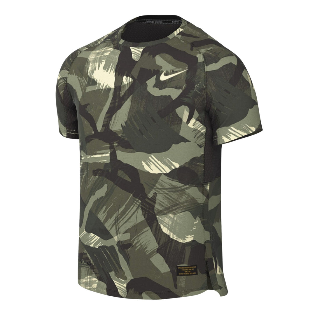 Nike Pro Dri-fit Men's Shirt-sleeve Slim Camo Top Mens Style : Dq8361