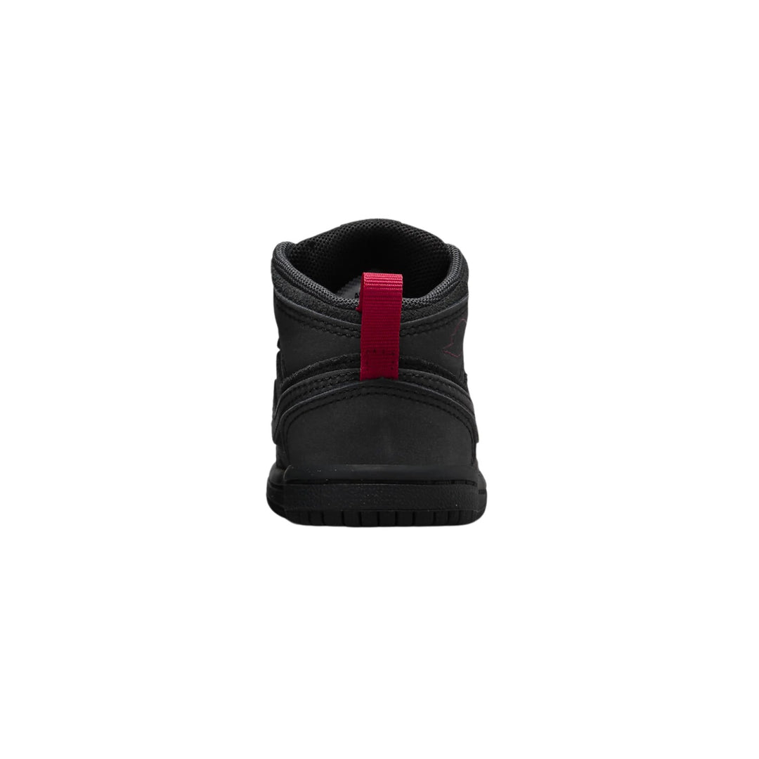 Jordan 1 Mid SE Craft Dark Smoke Grey Varsity Red Black (TD)