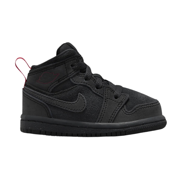 Jordan 1 Mid SE Craft Dark Smoke Grey Varsity Red Black (TD)
