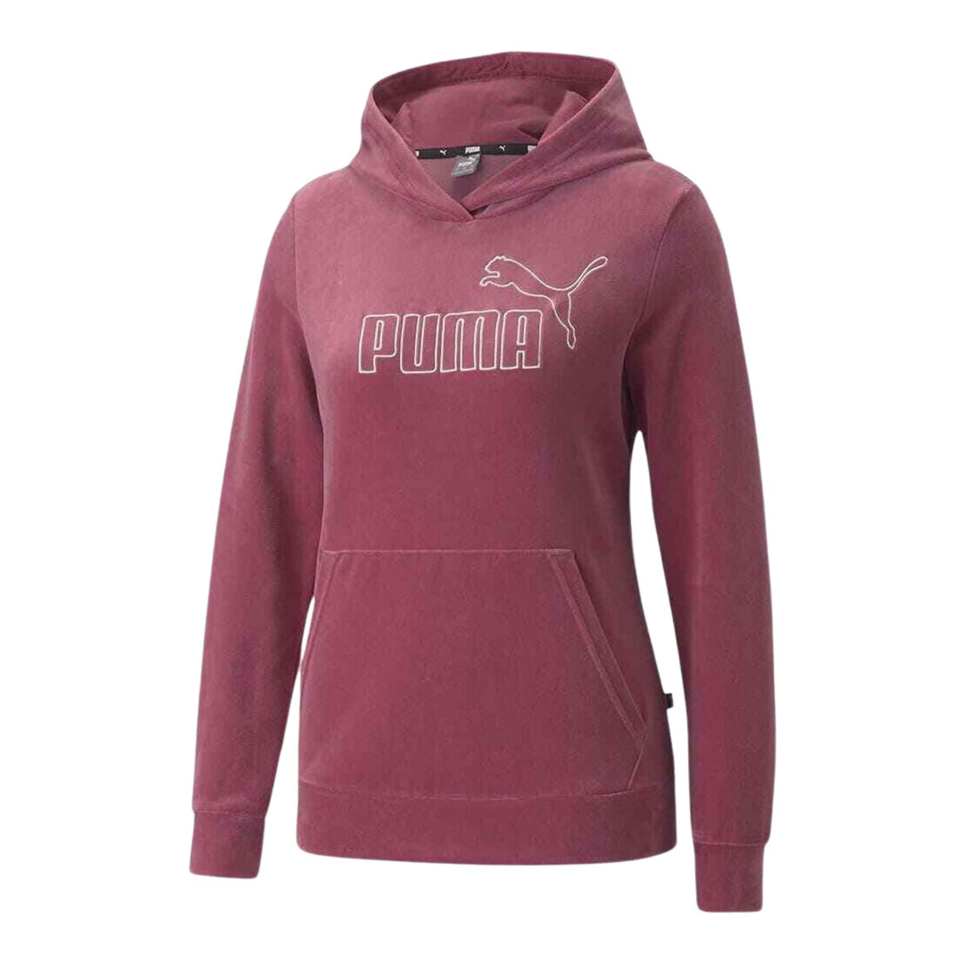 Puma Essentials+ Velour Hoodie Womens Style : 674369