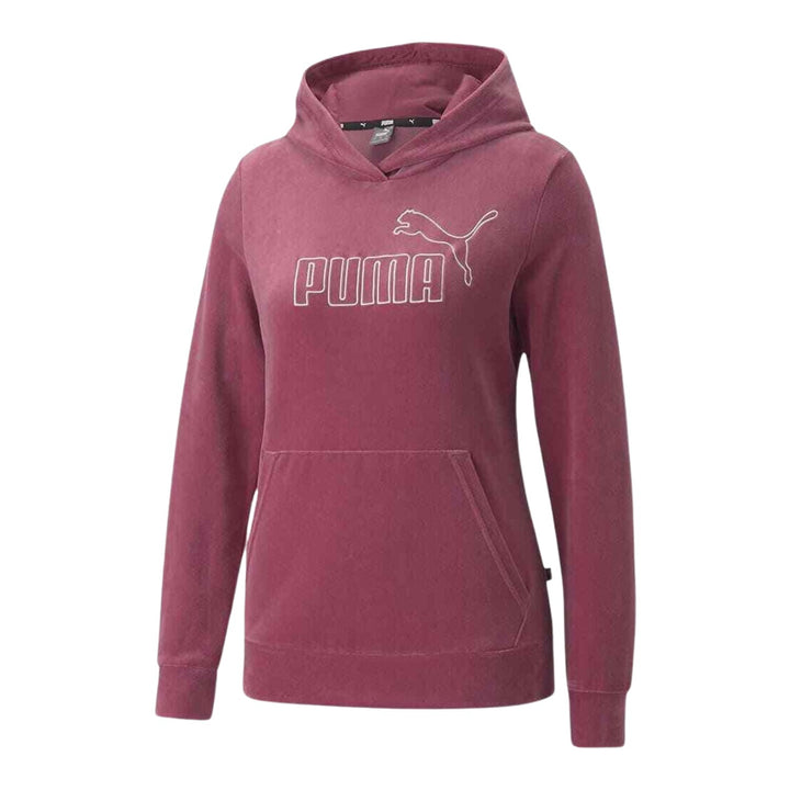 Puma Essentials+ Velour Hoodie Womens Style : 674369