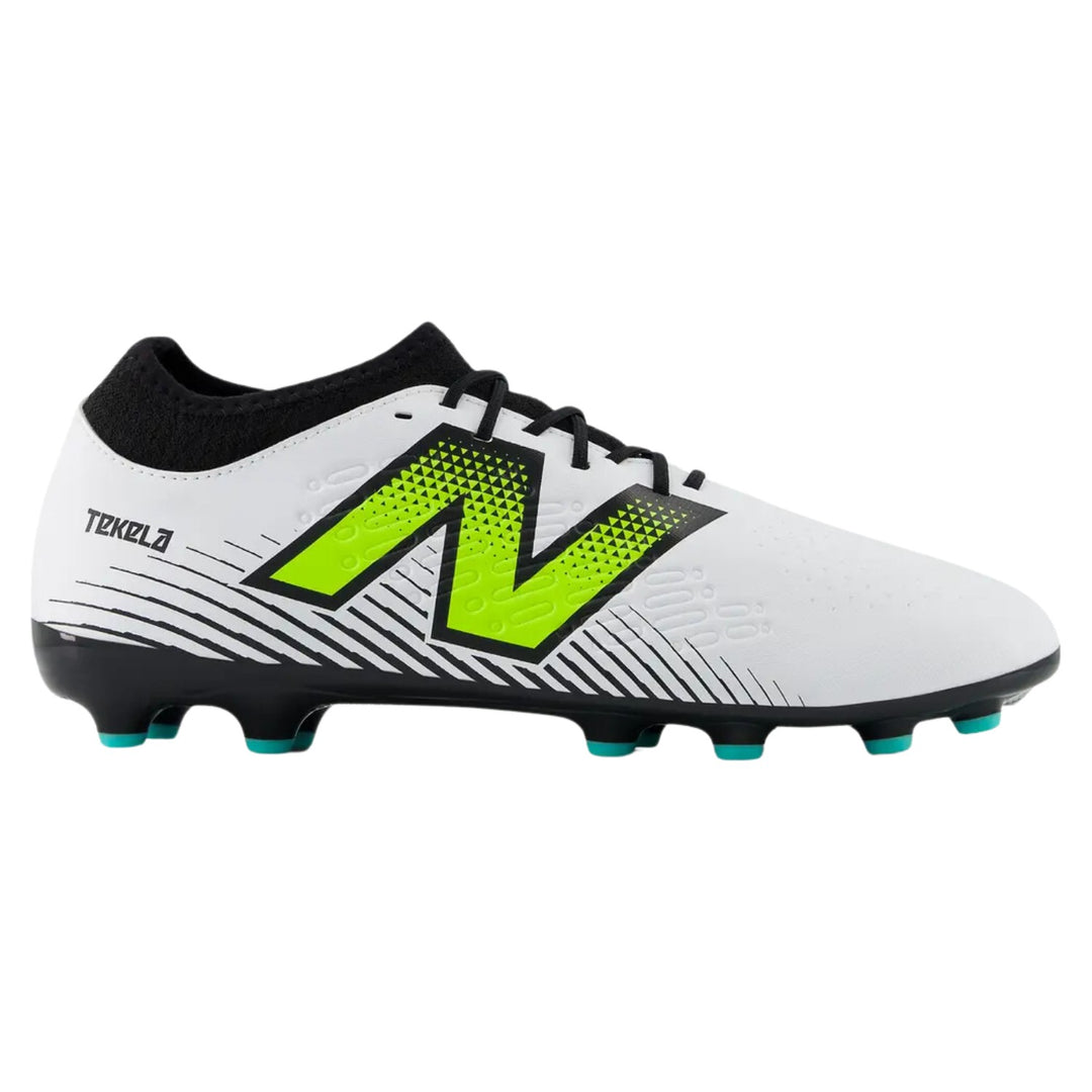 New Balance Tekela Magique FG v4 White Hi-Lite Black (GS/PS)