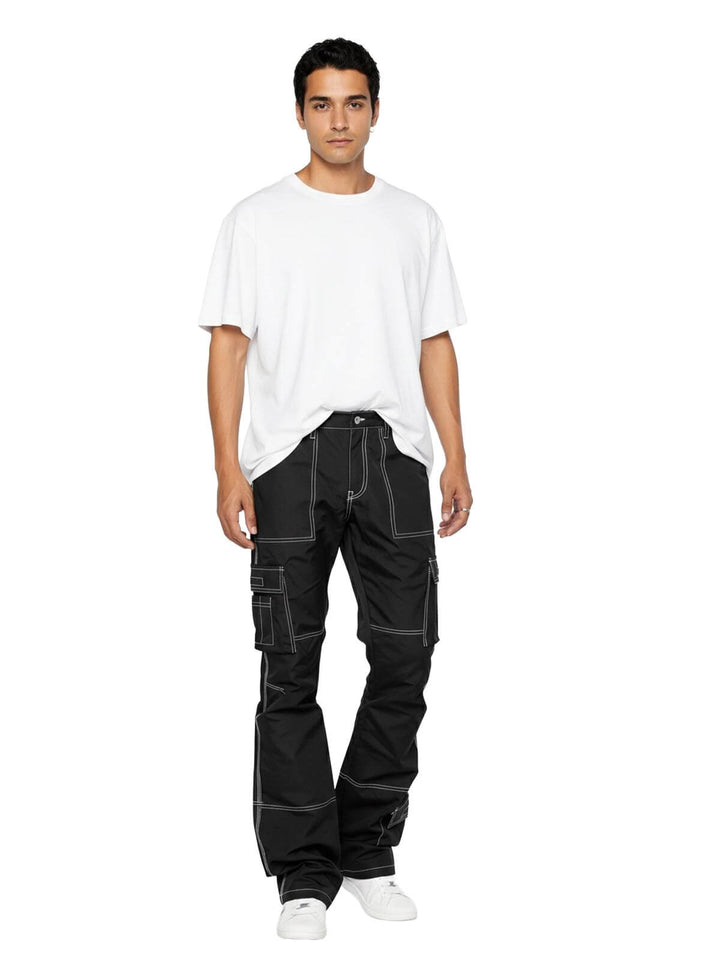 Eptm Collab Cargo Flare Pants Mens Style : Ep10822