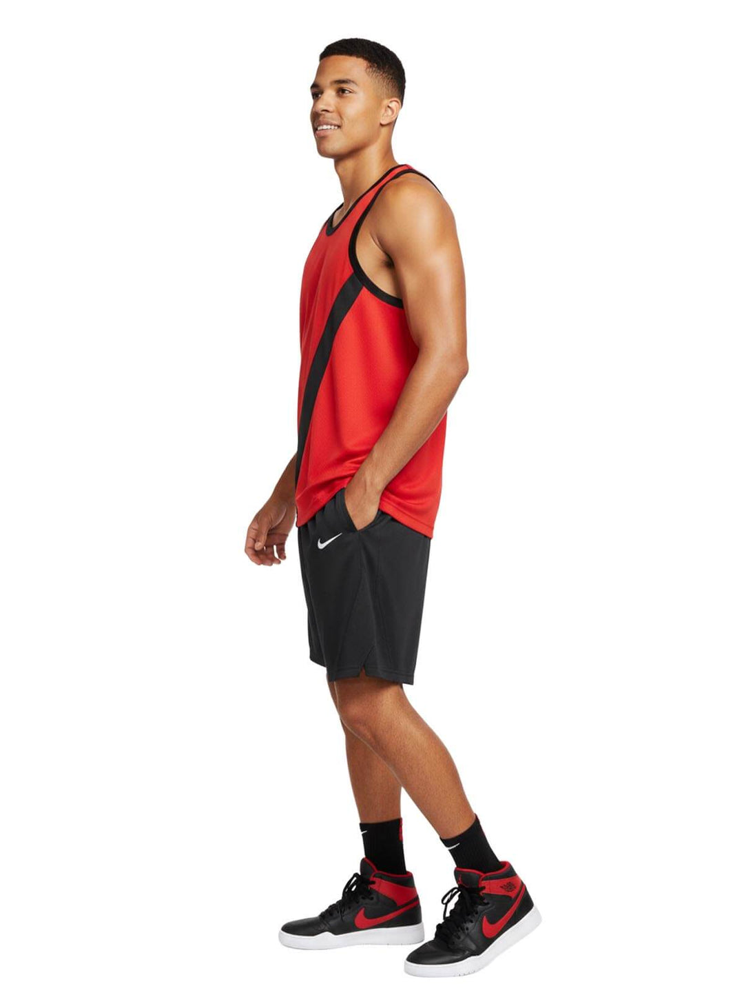 Nike Basketball Crossover Swoosh Dri-fit Jersey Vest Mens Style : Dh7132