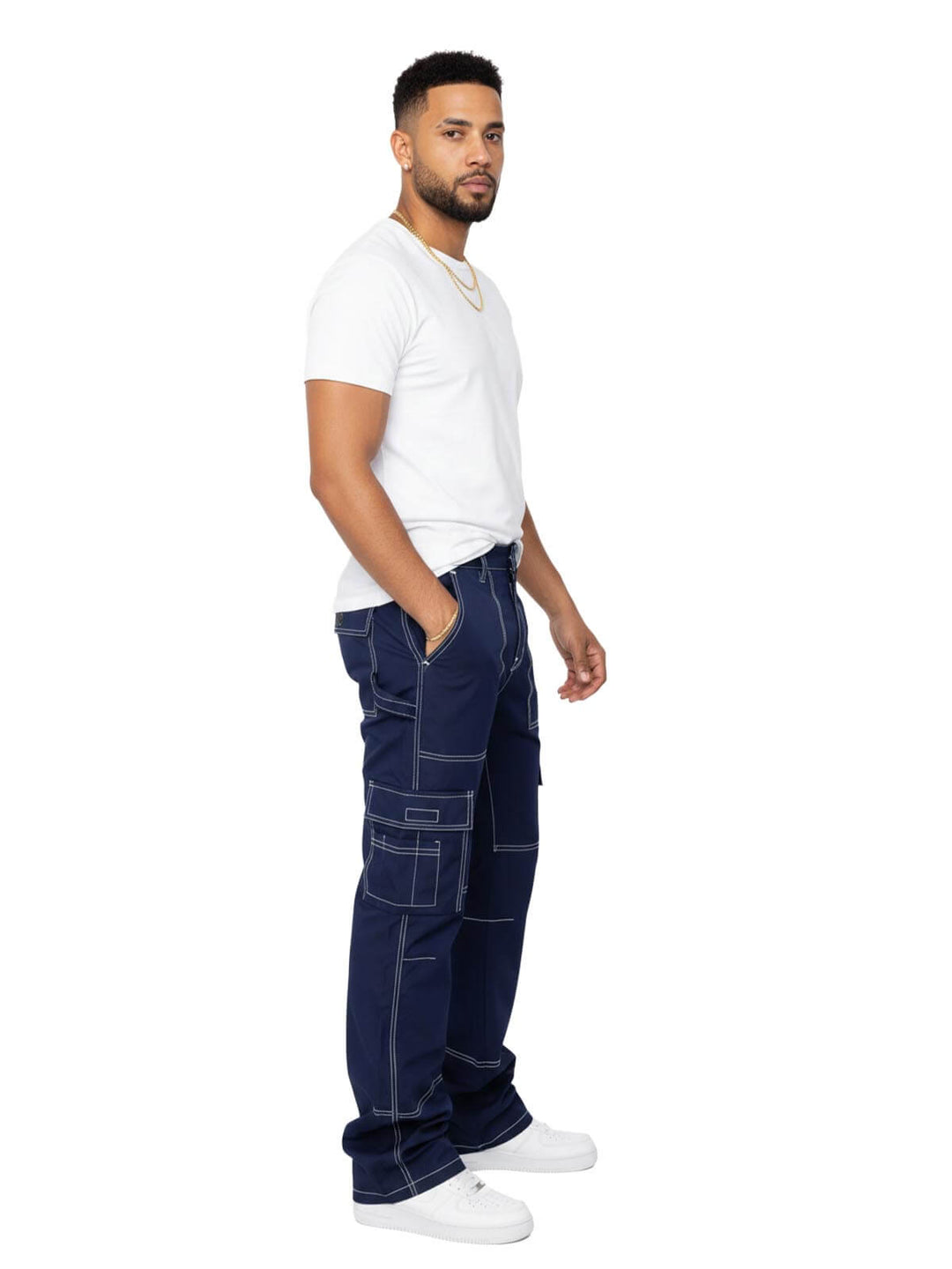 Eptm Collab Cargo Flare Pants Mens Style : Ep11054