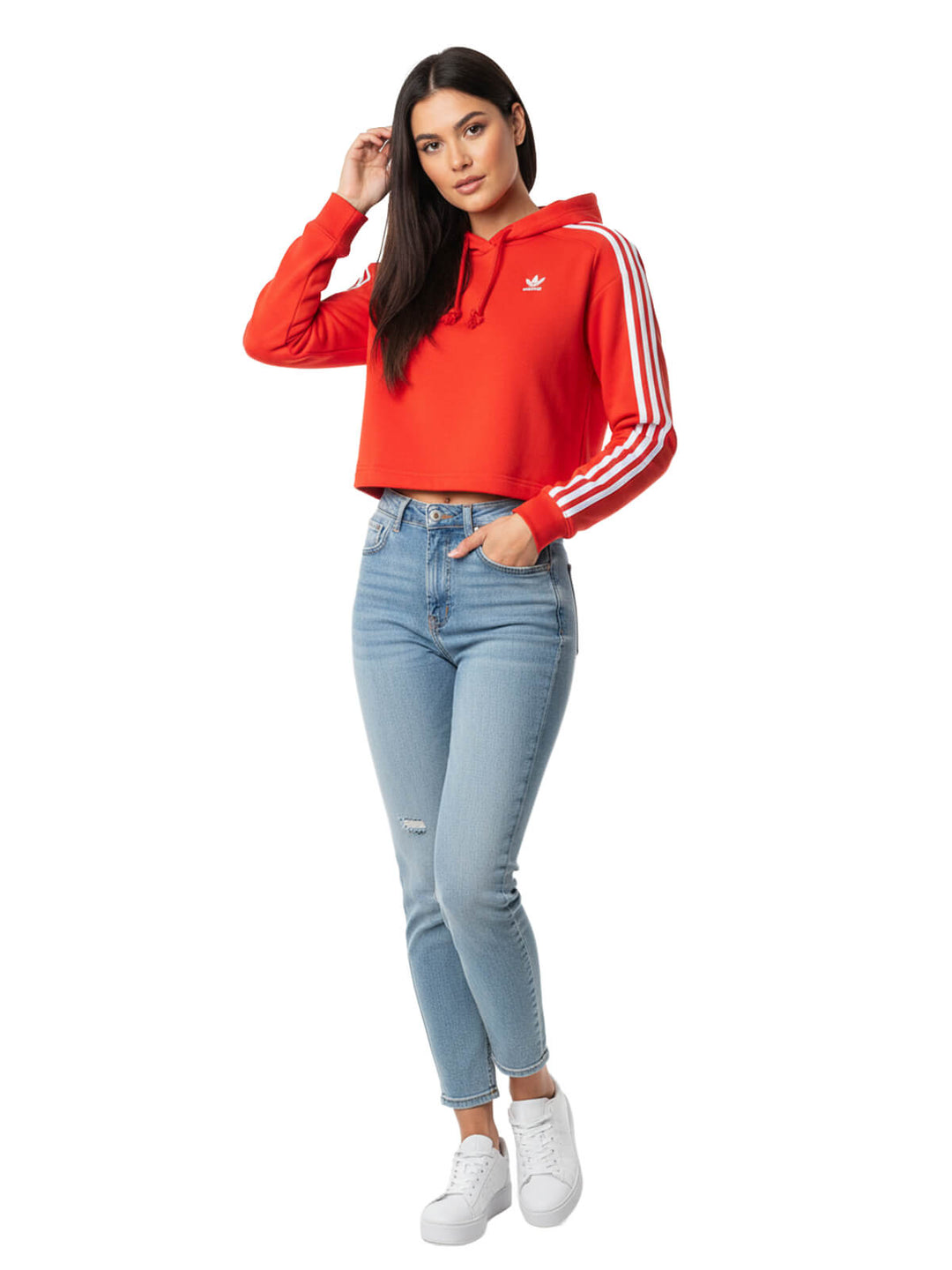 Adidas Short Hoodie Womens Style : Hc2017