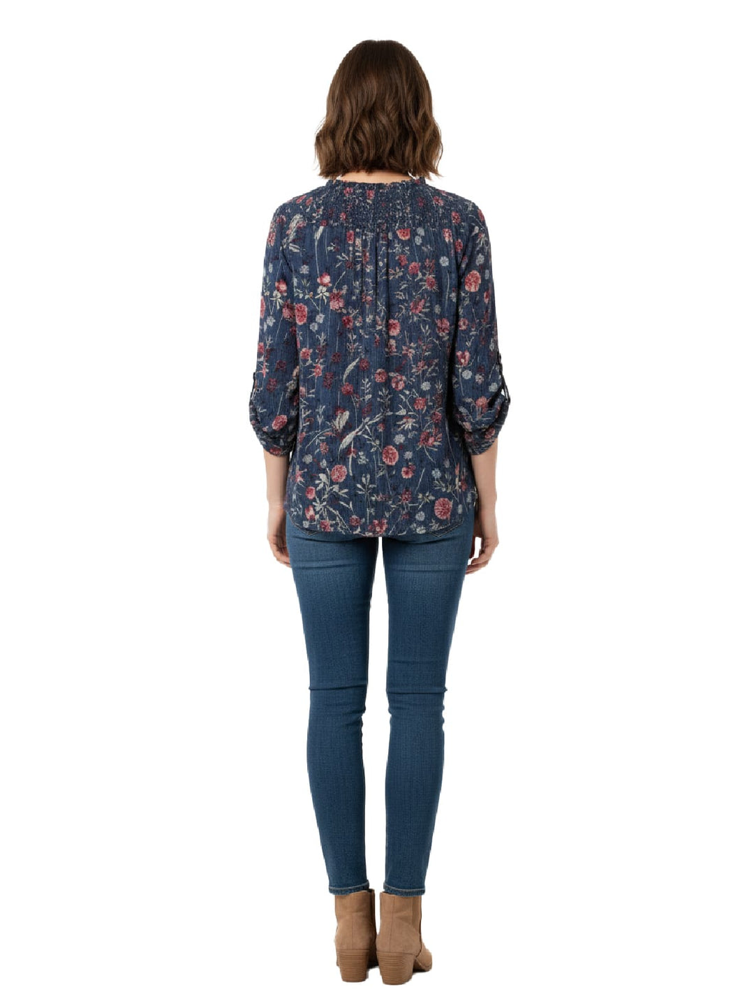 Lucky Brand Women's Floral Print Blouse
