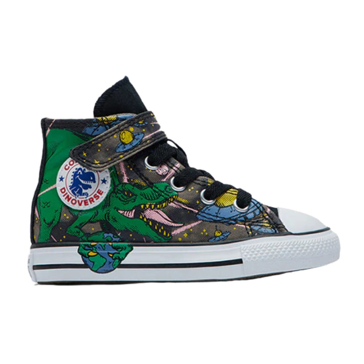 Converse Chuck Taylor All Star 1v Hi Interstellar Dinos Hook & Loop Shoes Toddlers Style : 765393c