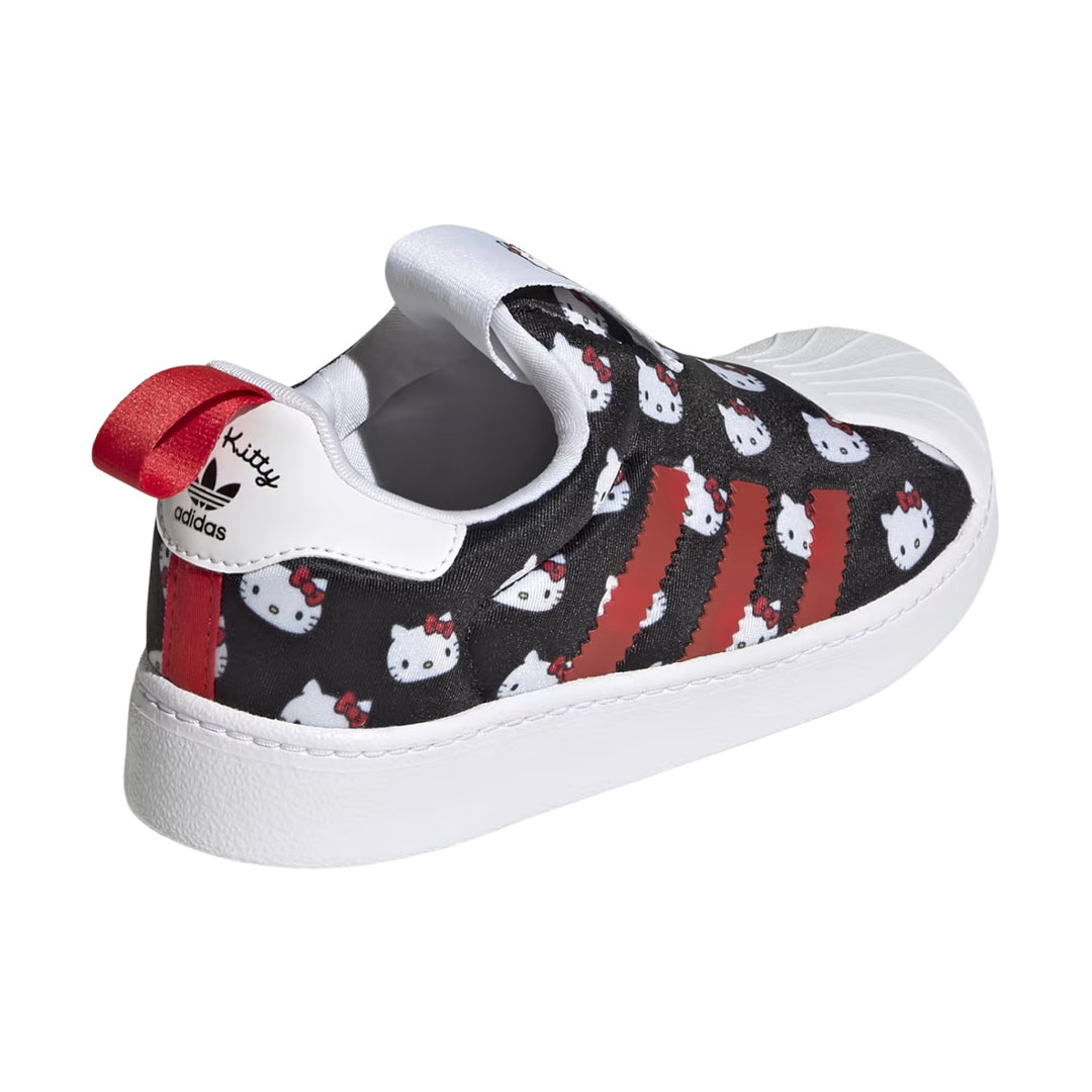 adidas Superstar 360 Hello Kitty Cloud White Core Black Vivid Red (PS)