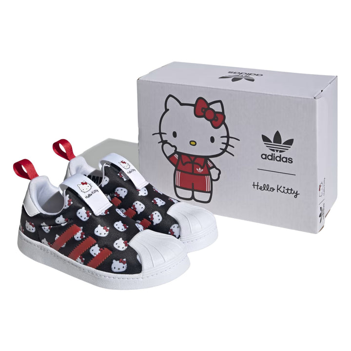 adidas Superstar 360 Hello Kitty Cloud White Core Black Vivid Red (PS)