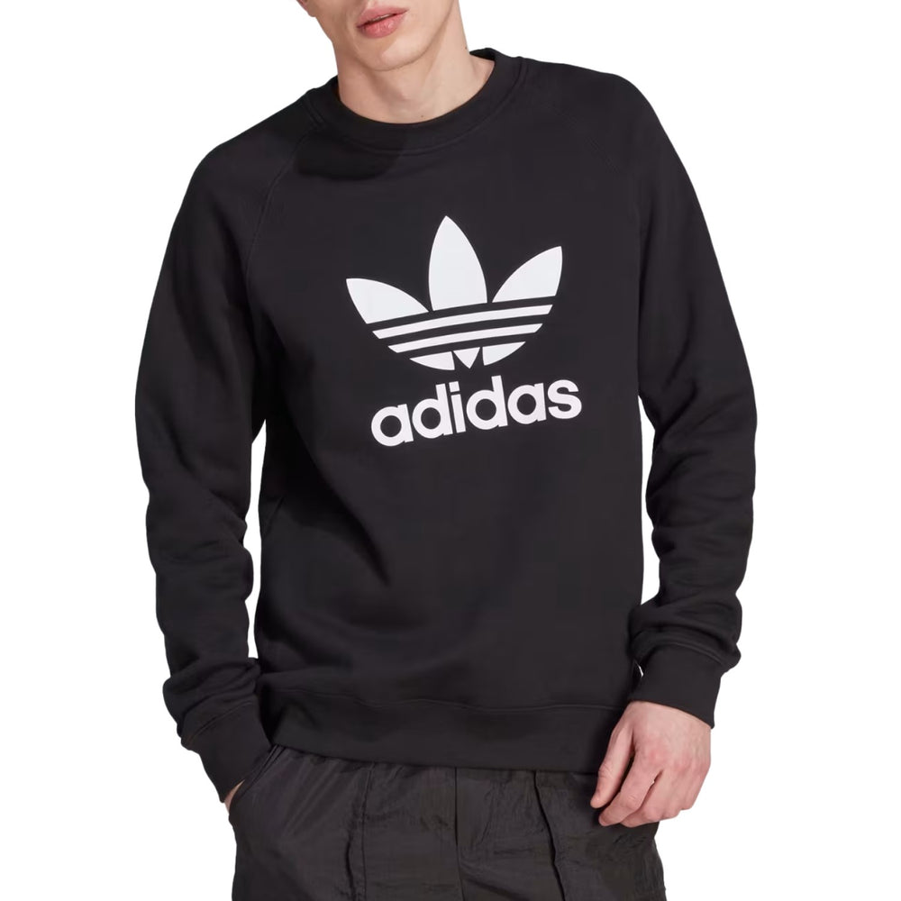 adidas Adicolor Classics Trefoil Crewneck Sweatshirt Black