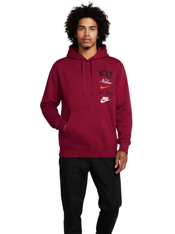 Nike Club Fleece Pullover With Hat Without Closure For Men Mens Style : Fn2634