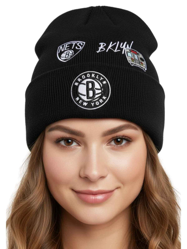 New Era Q4 Qt Knit Brooklyn Nets Beanie Unisex Style : 6505930