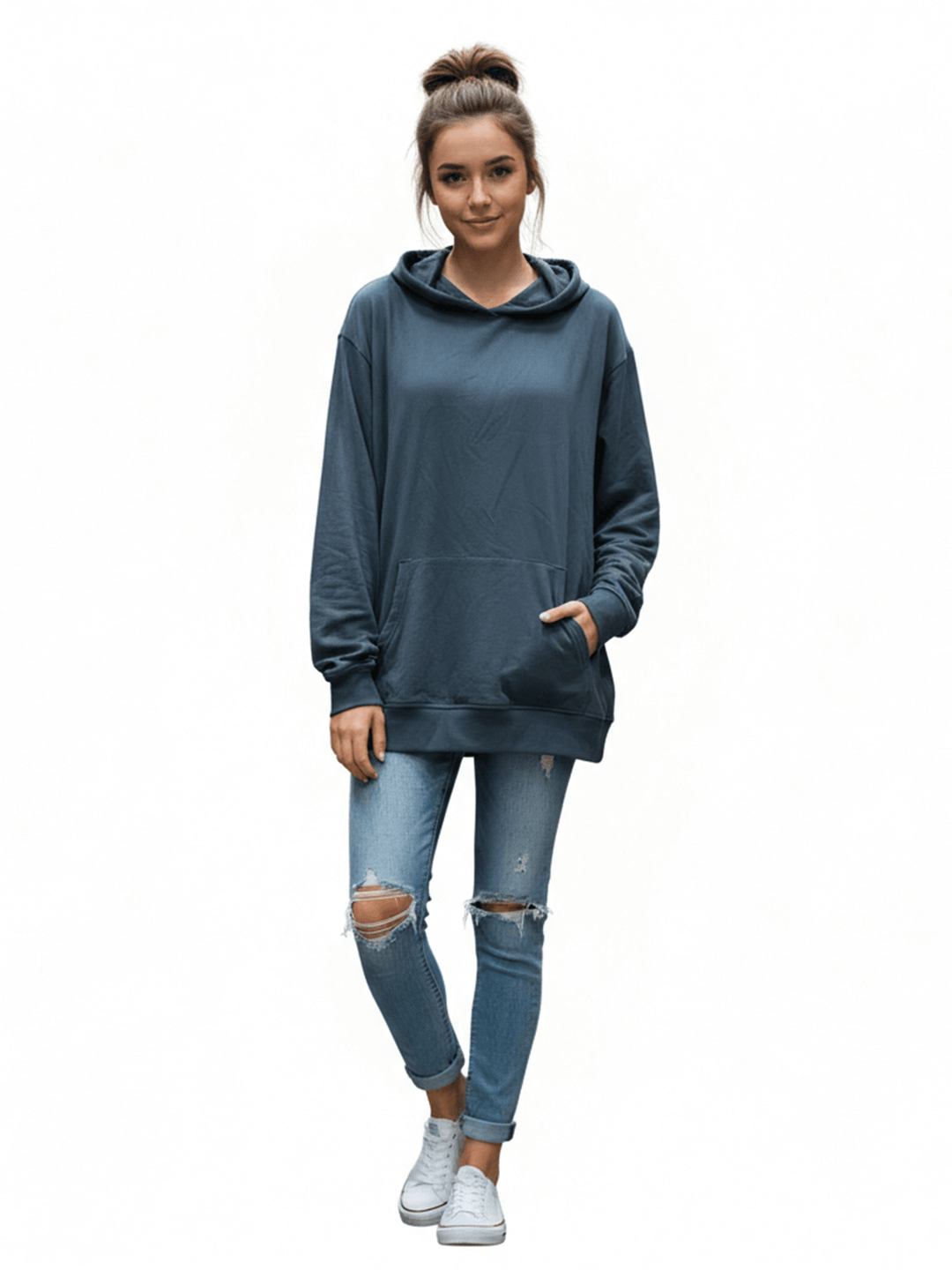 Gray Activewear Hoodie