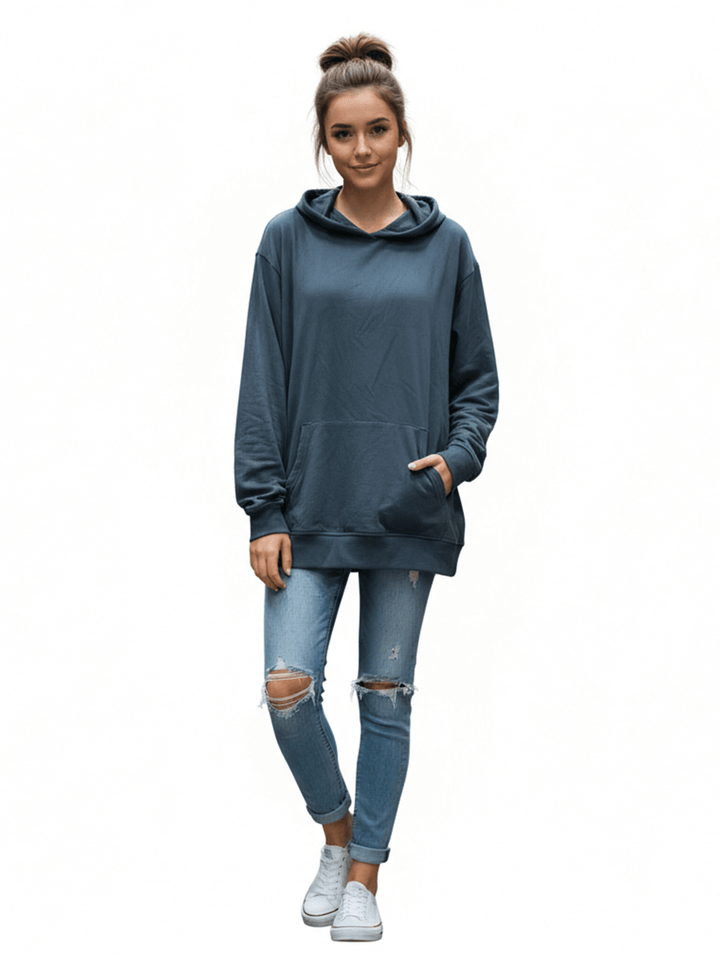 Gray Activewear Hoodie