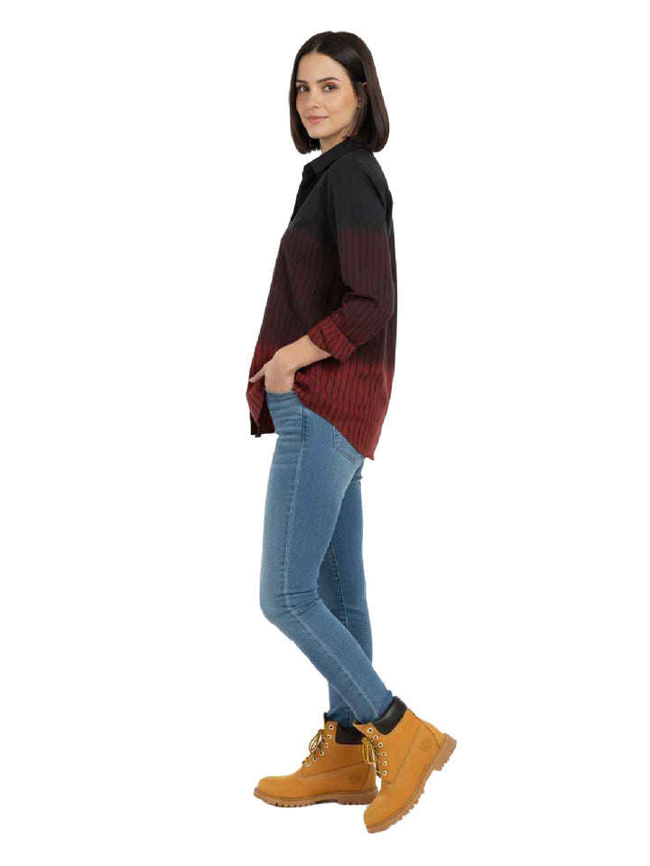 Alfani Red Cotton Shirt