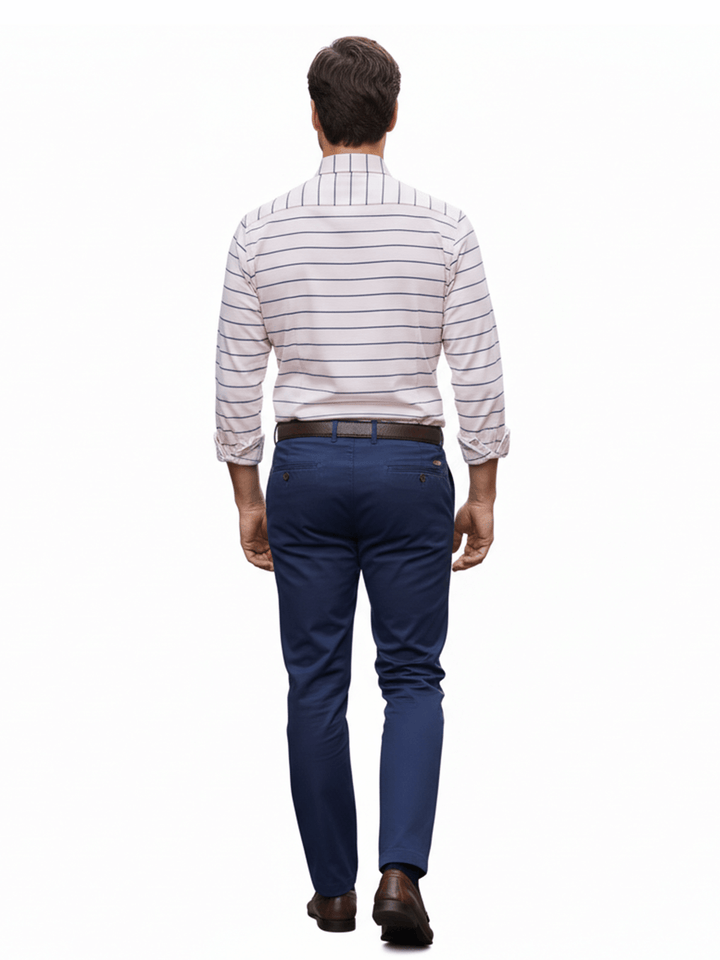 Van Heusen Pink Striped Long Sleeve Button-Down Shirt